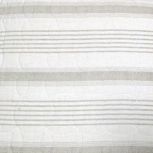 Brighton Road Regatta Stone Quilted Cover Set Queen Quilt Covers