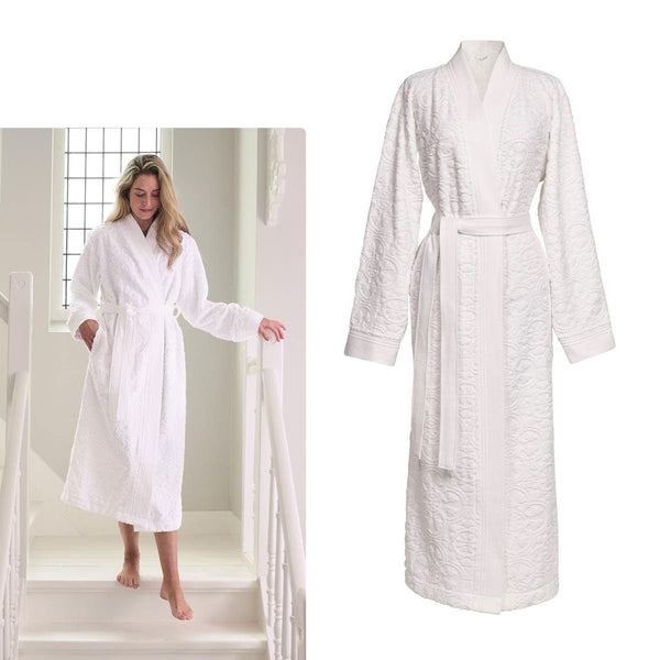 Pip Studio Mosaic De White Cotton Bathrobe Towels & Washcloths