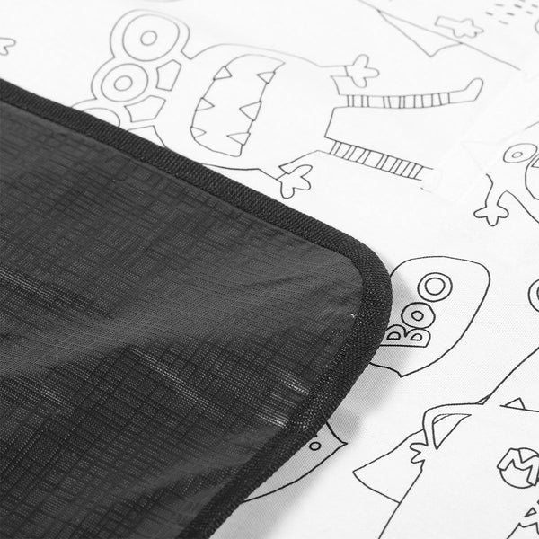 Happy Kids Monster Squad Colour Me In Picnic Blanket 125 X Cm Picnic Accessories