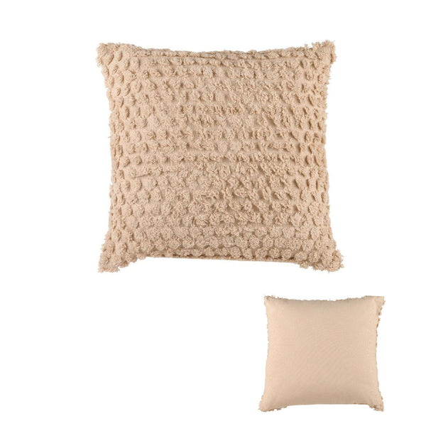 Accessorize Pippa Stone Square Filled Cushion 45Cm X Cushions & Decorative Pillows