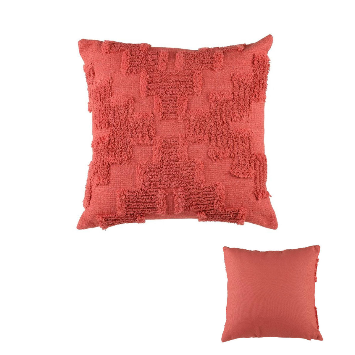 Accessorize Roseto Red Square Filled Cushion 45Cm X Cushions & Decorative Pillows