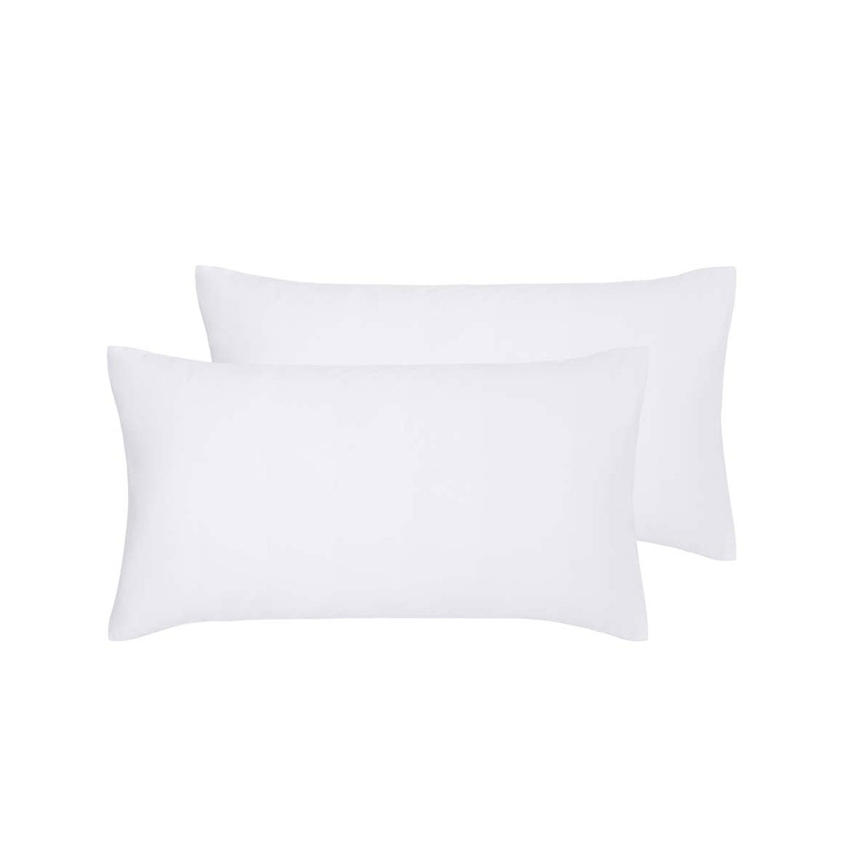 Accessorize Pair Of White Hotel Deluxe Cotton King Pillowcases 50Cm X 90Cm Pillow Cases