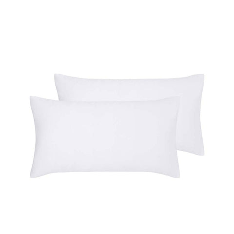 Accessorize Pair Of White Hotel Deluxe Cotton King Pillowcases 50Cm X 90Cm Pillow Cases