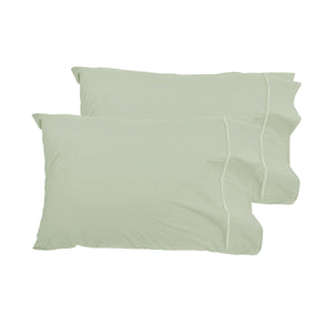 Grand Aterlier Pair Of Queen Sized Pillowcases - Fennel