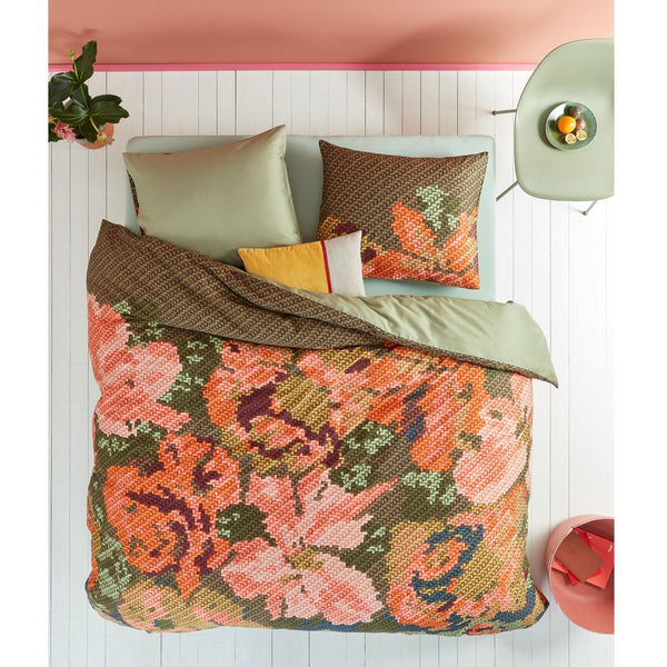 Oilily Embroidered Flower Multi Quilt Cover Set Quilt Covers