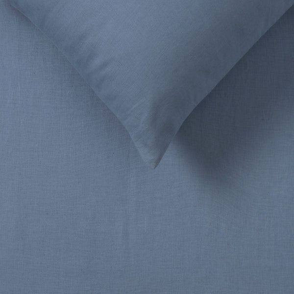 Design Homewares Sky Blue 100% Hemp Quilt Cover Set Quilt Covers