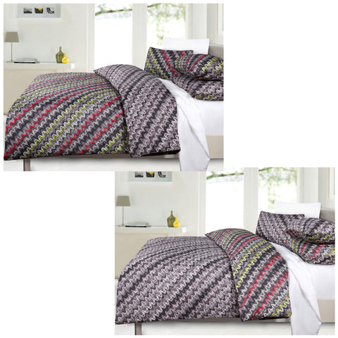 Hoxton Mutated Dna Reversible Quilt Cover Set