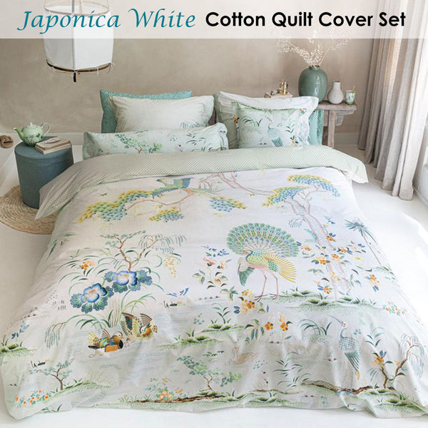 Pip Studio Japonica White Quilt Cover Set