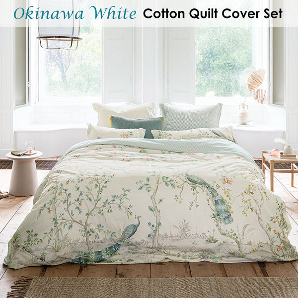 Pip Studio Okinawa White Quilt Cover Set