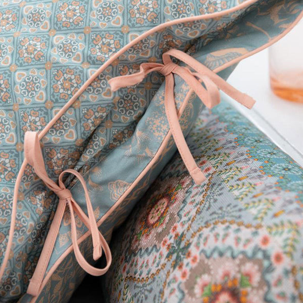 Pip Studio Origami Tree Light Blue Quilt Cover Set Quilt Covers