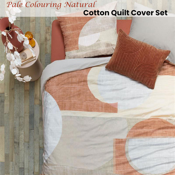 Vtwonen Pale Colouring Natural Cotton Quilt Cover Set King Quilt Covers