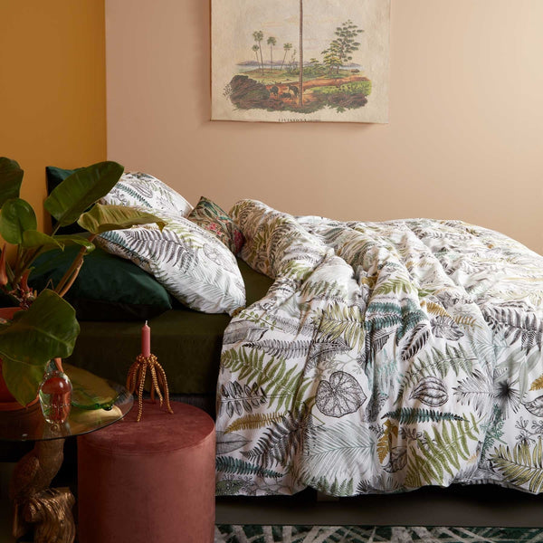 At Home Primeval Green Quilt Cover Set