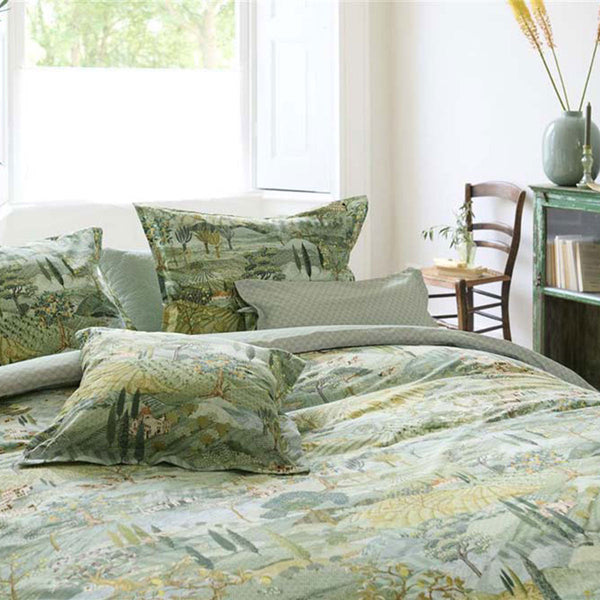Pip Studio Toscana Green Cotton Quilt Cover Set Quilt Covers