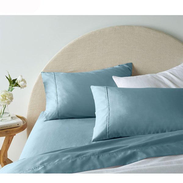 Accessorize 1900Tc Cotton Rich Sheet Set Blue King Sheets