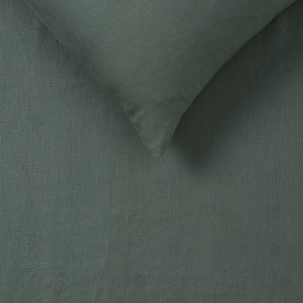 Design Homewares Sea Green 100% Hemp Sheet Set Sheets