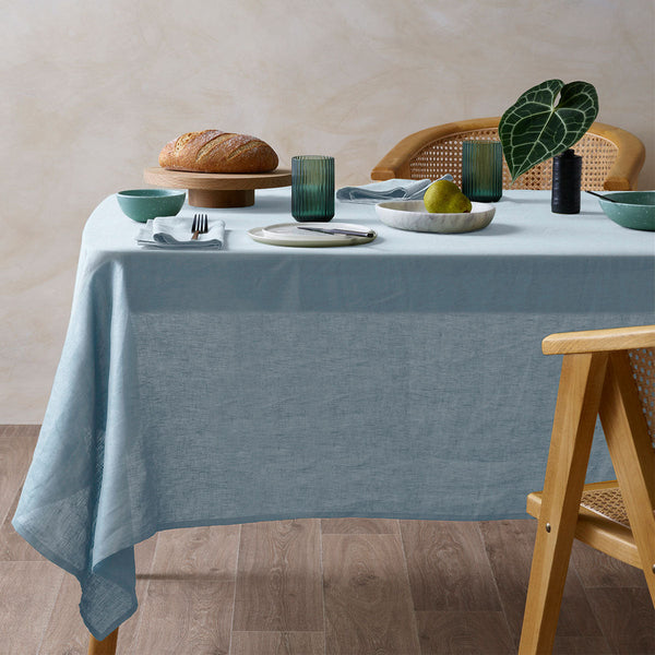 Design Homewares Marine French Linen Tablecloth Table Cloths