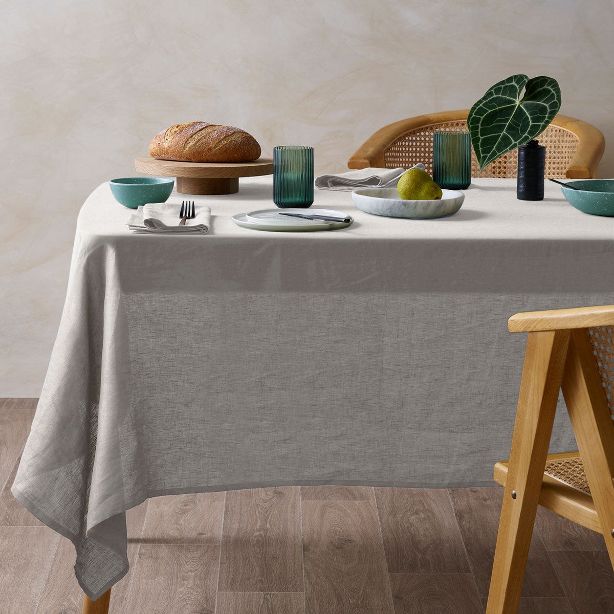 Design Homewares Marine French Linen Tablecloth Table Cloths