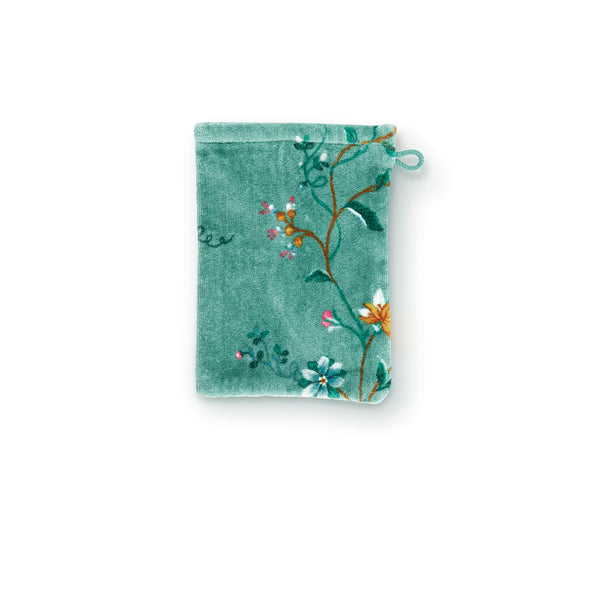 Pip Studio Les Fleurs Wash Mitt 16Cm X 22Cm Bath Brushes & Sponges