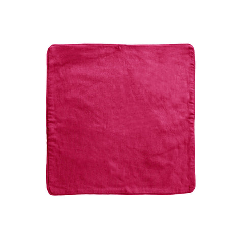 Idc Homewares Lollipop Cotton Piped Cushion Cover 60 Cm Square Pink