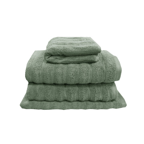 J Elliot Set Of 4 George Collective Cotton Bath Towel Avocado Towels & Washcloths