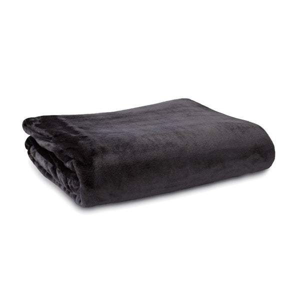 Ardor Lucia Luxury Push Blanket Charcoal Blankets