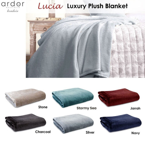 Ardor Lucia Luxury Push Blanket Navy