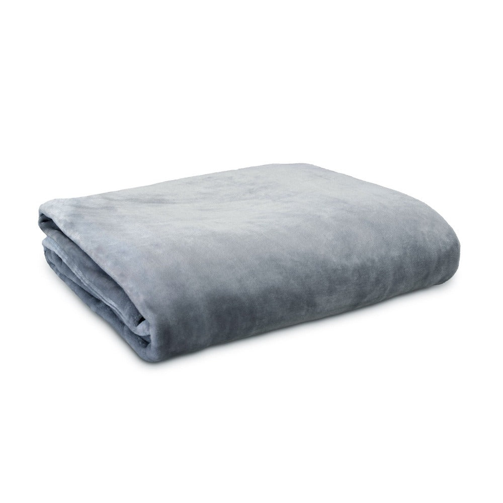 Ardor Lucia Luxury Push Blanket Silver Blankets