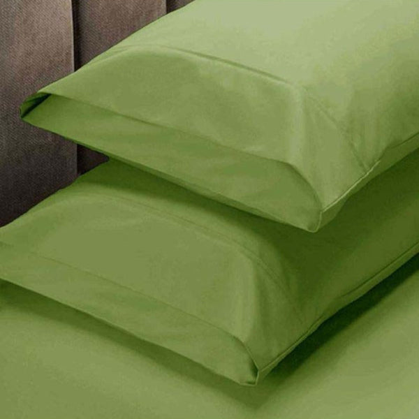 Apartmento 225Tc Fitted Sheet Set King Lime Plus Pillowcases Sheets