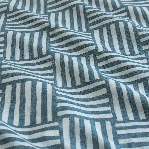 Ardor Fletcher Faded Indigo Printed Quilt Cover Set Quilt Covers