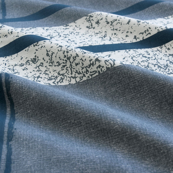 Ardor Mateo Navy Polyester Cotton Quilt Cover Set Quilt Covers