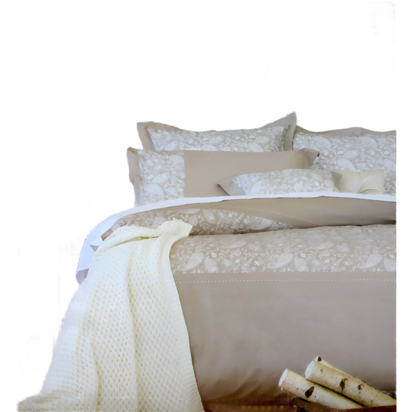 Ardor 225Tc Cotton Rich Paisley Stone Quilt Cover Set Queen Quilt Covers