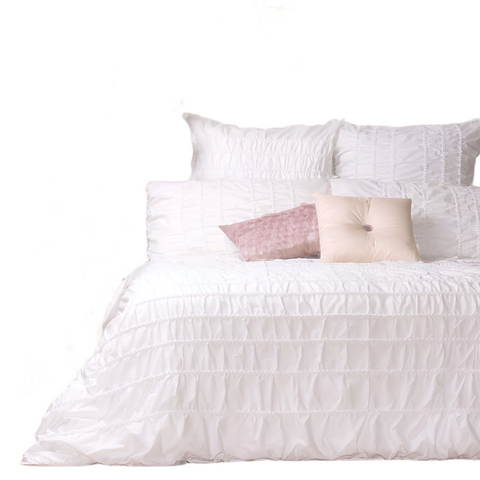 Ardor Tuscany White Quilt Cover Set Queen Quilt Covers