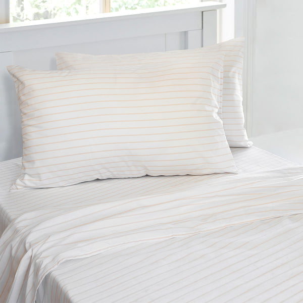 Jelly Bean Kids Striped Sheet Set Watermelon Single Sheets