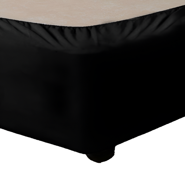Single Apartmento Stretch Valance Ebony (Black) Other Bedding
