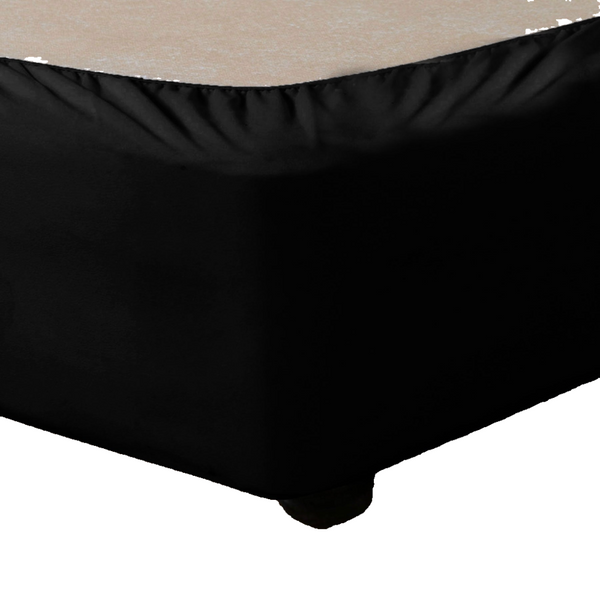 Single Apartmento Stretch Valance Ebony (Black) Other Bedding