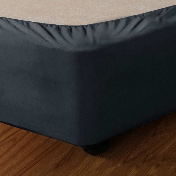 Apartmento Stretch Valance Slate Long Single Other Bedding