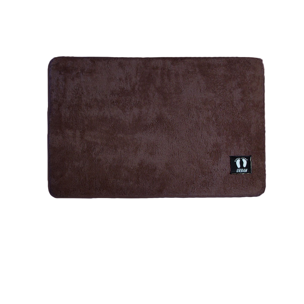 Asha Anti Slip Polyester Bath Mat 50 X 80 Cm Chocolate Bath Mats Rugs & Toilet Covers