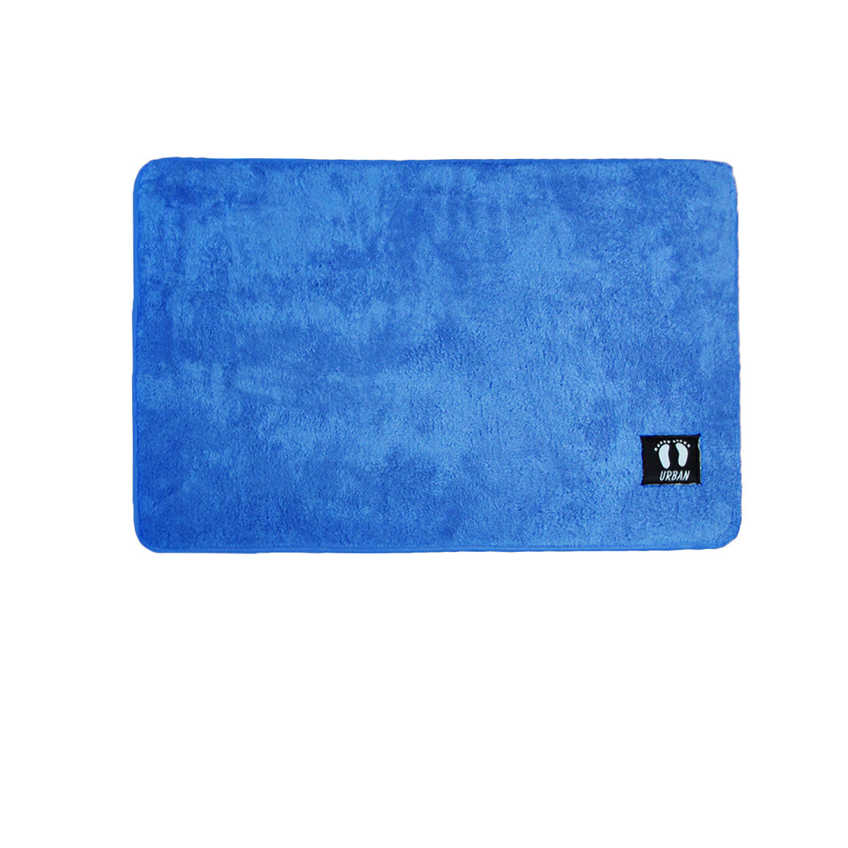 Asha Anti Slip Polyester Bath Mat 50 X 80 Cm Cobalt Blue Bath Mats Rugs & Toilet Covers