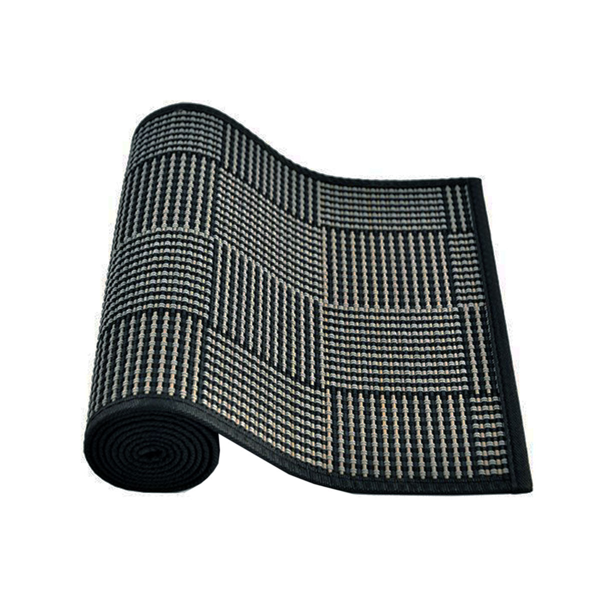 Table Runners Assorted Brands Louis Bamboo Table Runner Black Grey 140 X 33Cm