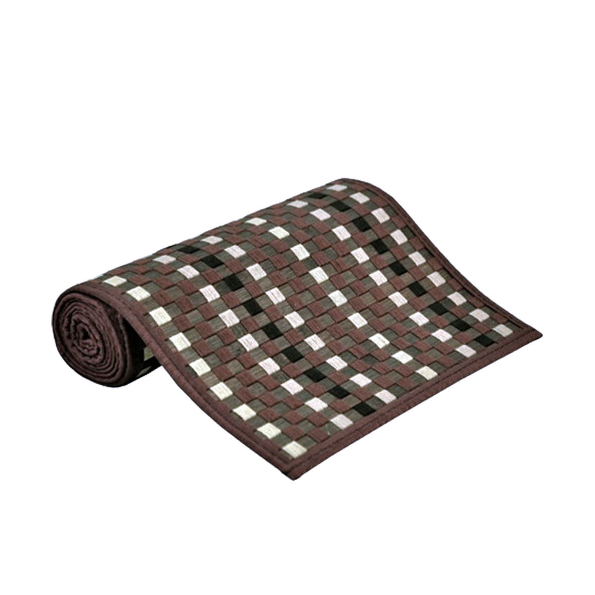 Table Runners Assorted Brands Mia 2 Tone Brown Bamboo Table Runner 140 X 33Cm