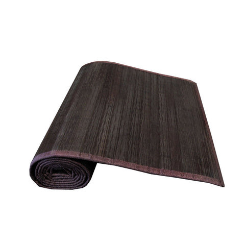Varnish Bamboo Table Runner 140 X 33Cm Chocolate Table Runners