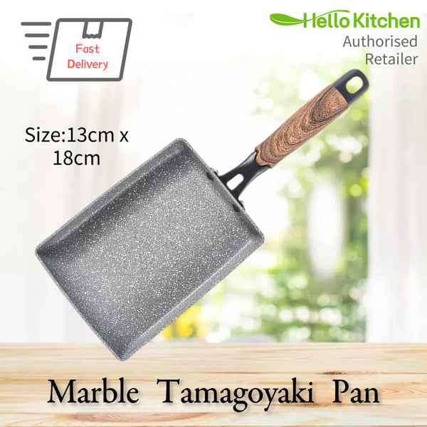 Hello Kitchen Marble Non-Stick Tamagoyaki Fry Pan