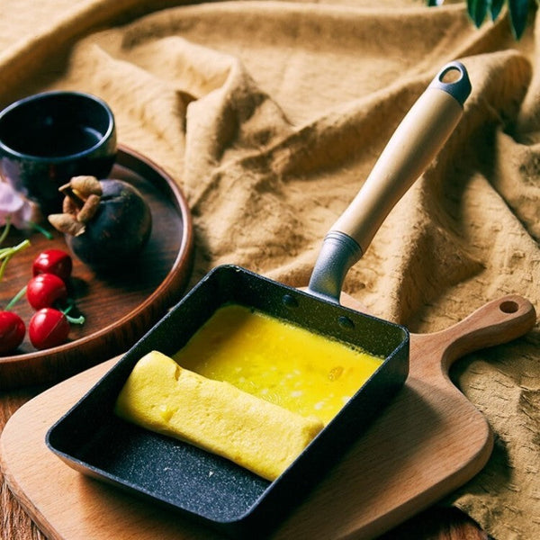 Justcook 15*18Cm Jshs Ih6001f 1 Tamagoyaki Non Stick Square Omelette Pan Green Frying & Grill Pans