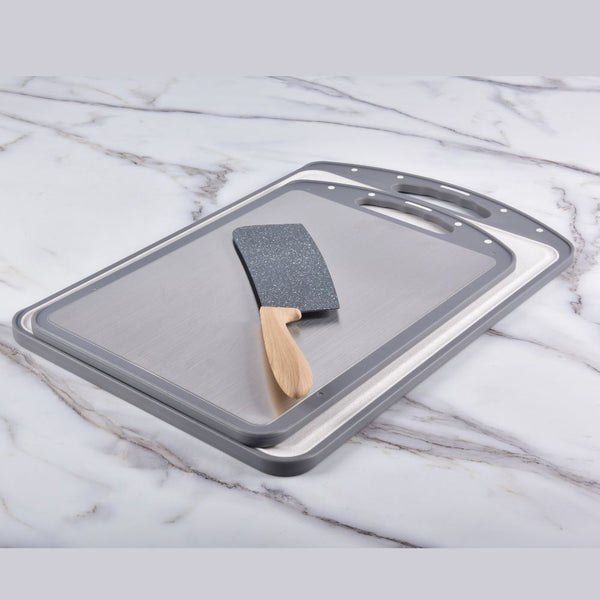 Kylin 316 Stainless Steel Double Side Cutting Single Board 39*26Cm One Piece Cutting Boards