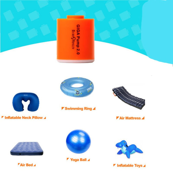 Giga Lounger Pump 2.0 Portable Mini Electric Inflator Chargeable Outdoor Air Multi Tools