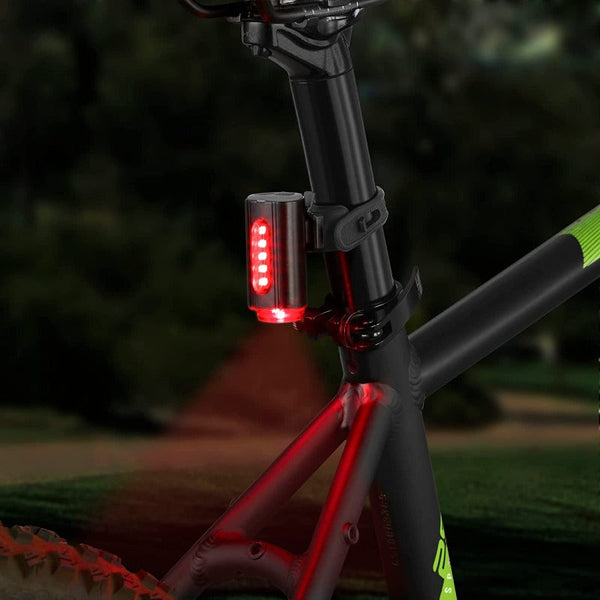 Fischerbicycle Rear Light With 360 Floor For More Visibility And Protection, Rechargeable Battery