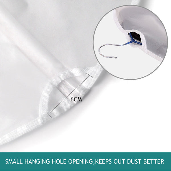 6Pcs Suit Dress Clothing Dust Cover Bag Jacket Wardrobe Storage Coat Protector Garment Bags