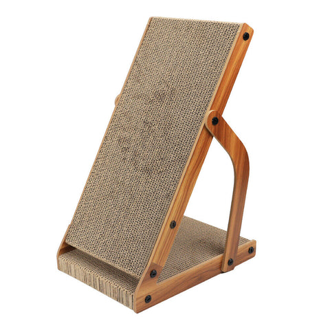 Vaka Cat Scratching Scratcher Board Tree Pad Lounge Toy Corrugated Cardboard