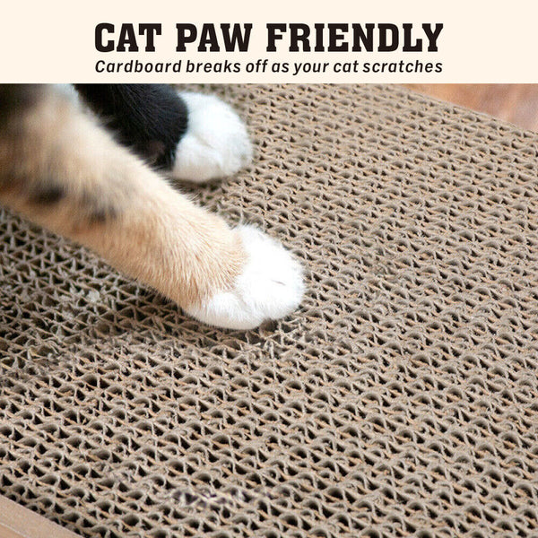 Vaka Cat Scratching Scratcher Board Tree Pad Lounge Toy Corrugated Cardboard Furniture & Scratchers