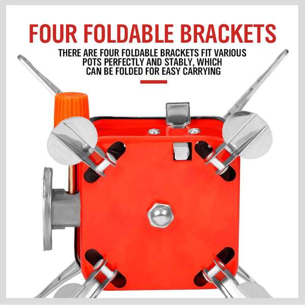 Sedy Outdoor Folding Mini Gas Burner Cooking Stove Butane Bbq Hiking Au Stock Camping Stoves